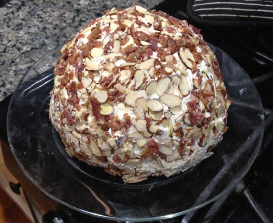 The Turducken of Cheese Balls, top view