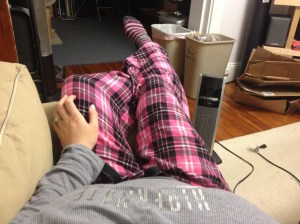 My do-nothing weekend uniform.